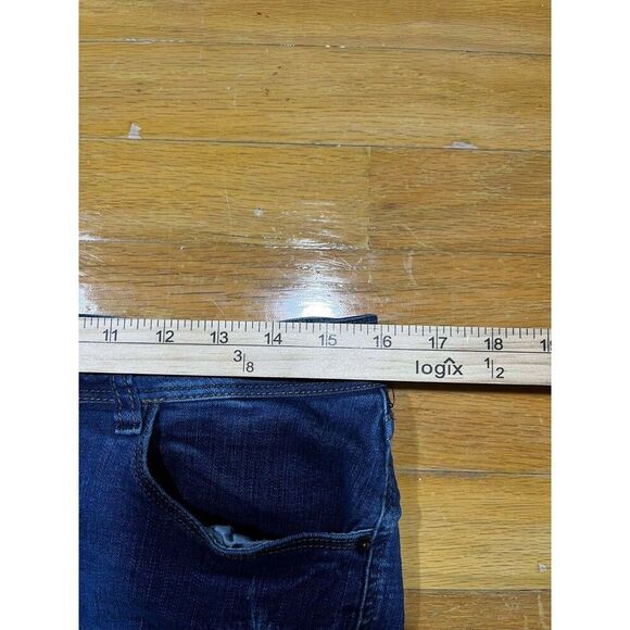 Kensie Jeans Womens 10 Effortless Ankle Blue Mid Rise Distressed Denim Festival - Picture 6 of 9